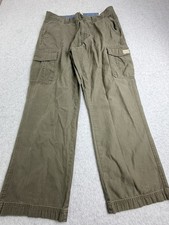 RedHead Mens Cargo Pants 35x30 Olive Cotton Outdoor Gear Straight Leg picture