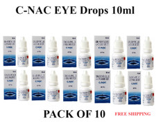 C-NAC Eye Drops, N-Acetyl-Carnosine Eye Drops - 10 ml (Pack of 10)  picture