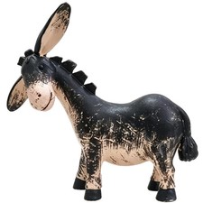 Vintage Donkey Figurine Resin Donkey Statue Farm Animal Ornament Home Decor picture