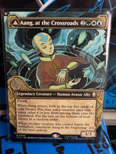 x1 Aang, at the Crossroads / Aang, Destined Savior - Showcase R MTG Avatar picture