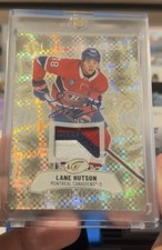 2024 UPPER DECK ICE #125 LANE HUTSON GOLD ROOKIE PATCH AUTO RC /49 picture