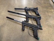 3 TIPPMAN 98 CUSTOM PAINTBALL Gun Markers With Upgrades Barrels J&J Untested picture