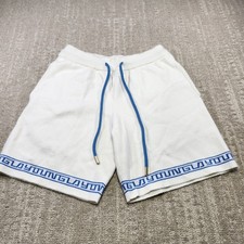 YoungLA 116 Lounge Shorts Men Large Greek Letter Workout Training Sweat White picture