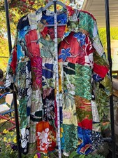 We-Be-Bop Women's Plus Size 2X Rayon Patchwork Shirt picture