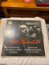 Artur Rubenstein - Rachmaninoff Rhapsody on a Theme of Paganini - RCA VICTOR LP picture