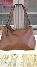 Authentic COACH Mia Shoulder Bag in Metallic Taupe Pebbled Leather (F29137) picture