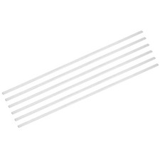 6 Pcs Square Aluminum Flat Bar, 1/8