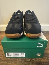 Puma Easy Rider Vintage 39902810 Mens Black Suede Lifestyle Sneakers Shoes picture