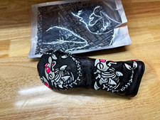 SWAG Golf DGAP Black Wood Headcover Flipper Skeleton Hibiscus picture