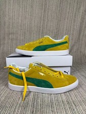 PUMA-Suede Vintage Retro 'Spectra Yellow Amazon Green Shoes 380537-03 picture