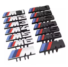 1Pc M Logo 3D ABS Car Styling Front Grille Badge Emblem Accessory For --bmw--X2- picture