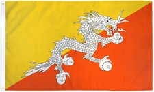 Bhutan Flag 2x3ft House Flag Bhutanese Flag picture