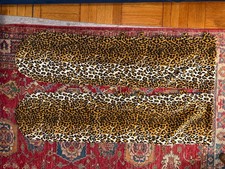 Vintage Leopard Window Valance long Animal Print Brown Leopard Insane Find picture