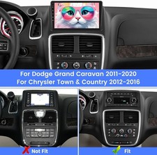 4G+64G Carplay Android 14 Car Radio Stereo GPS For Dodge Grand Caravan 2011-2020 picture
