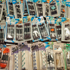 Vintage NOS Hickory Industries Shoelaces Wholesale Dealer Lot New Old Stock USA picture
