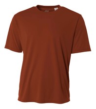 A4 Mens Dri-Fit Workout Running Cooling Performance Crew Jogging T-Shirt - N3142 picture