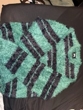 Stussy Green Fuzzy Sweater picture