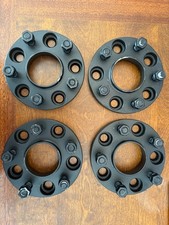 C3 - C7 Corvette 1968-2019 Hub Centric Wheel Spacer Adapters 20mm Black Full Set picture