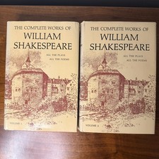 The Complete Works of William Shakespeare Vol. 1 & Vol. 2 1974 FINE Classics picture