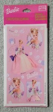 1999 Vintage Dream Time Barbie Princess Birthday Party Favors Stickers *New* picture
