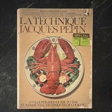 Jacques Pépin La Technique PB Illustrated 1st Printing 1976 Wallaby Pocket picture