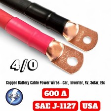4/0 AWG GAUGE Copper Battery Cable Power Wire Car,  Inverter, RV, Solar  picture