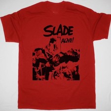 SLADE Band ALIVE Unisex Red T-Shirt Cotton S-5XL BL1975 picture