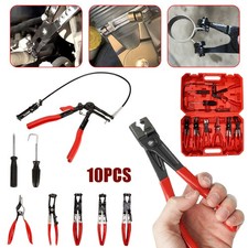ABN Hose Clamp Pliers 10-piece Remover Tool Kit – Automotive Hose Removal Set picture