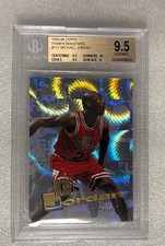 1995-96 Topps Michael Jordan POWER BOOSTERS BGS 9.5 GEM MINT #277 Chicago Bulls picture