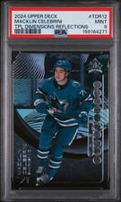Macklin Celebrini RC PSA 9 2024 Triple Dimensions Reflections #TDR12 picture