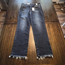 Judy Blue Jeans Womens 15/32 (33x32) Blue High Waist Straight Stretch NWT G954 picture