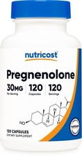 Nutricost Pregnenolone 30mg, 120 Capsules - Non-GMO, Gluten Free picture
