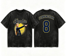 Spicy Sophie Cunningham Number 8 Double Sided Print T-shirt picture