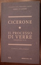 Cicerone Il Processo di Verre Orazioni 1 e 2. Italian - Classical Latin picture