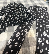 Tripp NYC Women’s Skull Jacket and Pants. Size Medium. Brand New With Tags picture