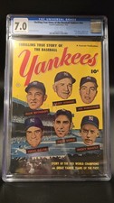Thrilling True Story New York Yankees Mickey Mantle 1952 CGC 7.0 Original picture