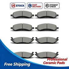 Front Rear Ceramic Brake Pads Set for 2011-2018 Ram 1500 2007-2009 Dodge Durango picture