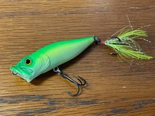 Megabass Pop-X Crack Lime Chart 2002 picture