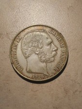 1878 Danish West Indies 20 Cents - Nice Silver Coin High Grade  picture