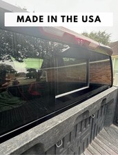 **2019-2025 Chevrolet Silverado/GMC Sierra Rear Sliding Window Trim Gloss Black* picture