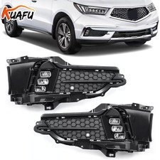 KUAFU Front Bumper Driving Lamps Clear Pair Fog Light For 2017-2020 Acura MDX picture