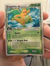 Dragonite ex Delta Species Holo Ultra Rare 91/101 EX Dragon Frontiers MP picture