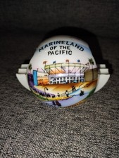 Vintage Marineland Of The Pacific Art Deco Style Souvenir  Ashtray Numbered 5536 picture