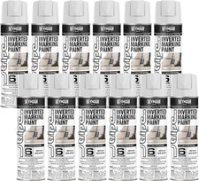 12PK Seymour 20-652 Inverted White Marking Paint 17oz picture