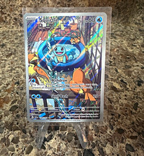 Pokemon Squirtle 148/142 Sv07 Stellar Crown Illustration Rare Holo English picture