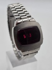 Rare Vintage 1960s Eagle USA EA101 LED Digital Watch Red Display Space Age Works picture