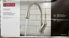 Delta Classic 1-Handle Pull-Down Kitchen Faucet Stainless Steel 19810-SS DST NEW picture