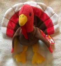 rare-1996 gobbles the turkey ty beanie baby picture