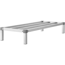 Uimoso Aluminum Dunnage Rack Stationary Dunnage Rack 48” x 20” x 8” Storage Rack picture