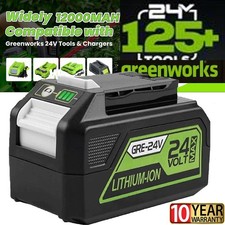 24V 12.0Ah Batteries Replacement for Greenworks 24V Battery Model 29842 29852 picture